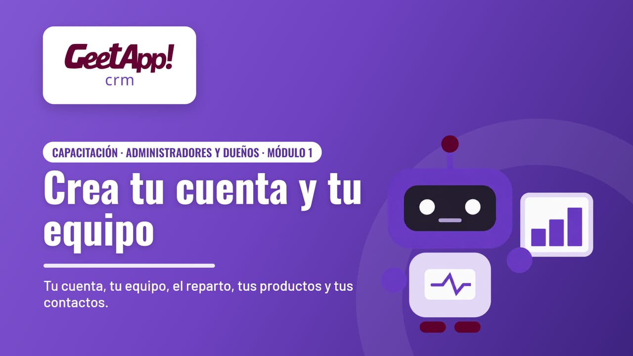 Portada del módulo Crea tu cuenta y tu equipo