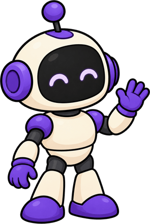 Personaje guía de GeetApp Software saludando