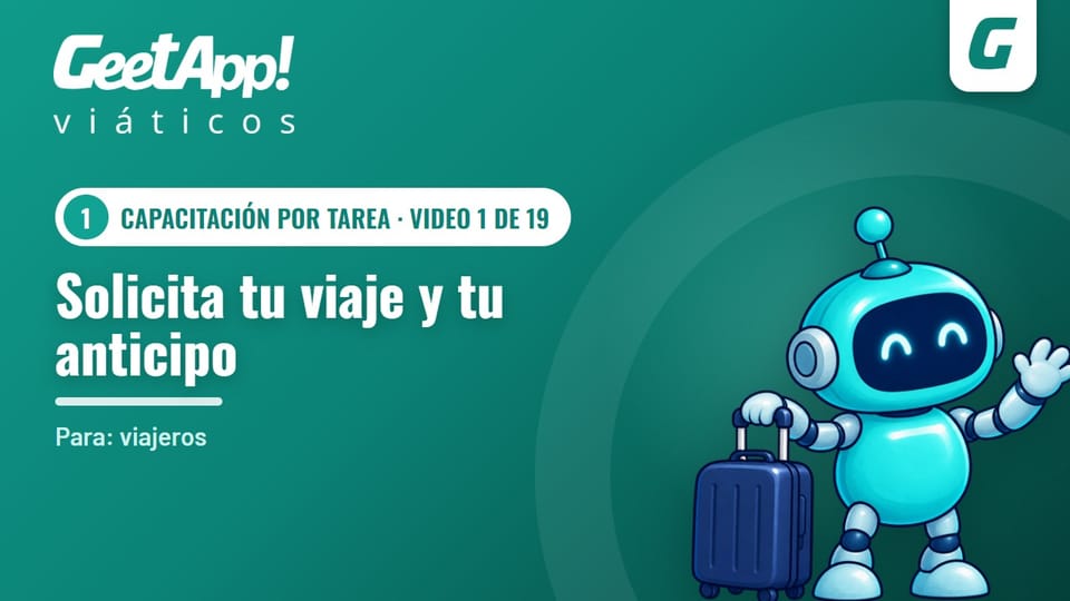 Portada de un video por tarea de GeetApp Viáticos